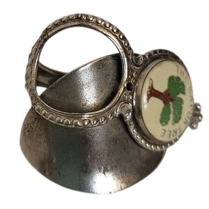 Kapok Tree Vintage Souvenir Spoon Ring